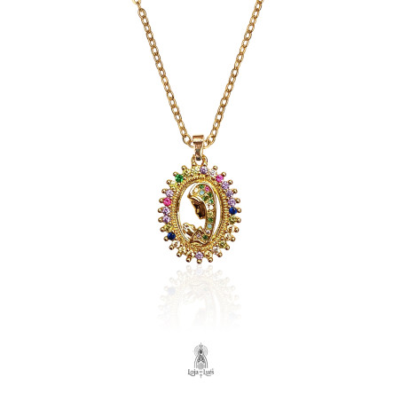 Colar Maria Estrelar Oval