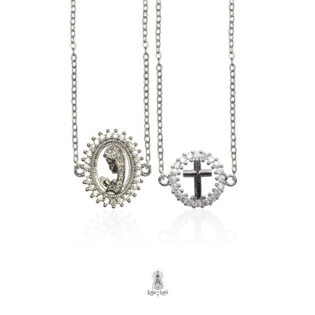 Escapulário Maria Estrelar Oval