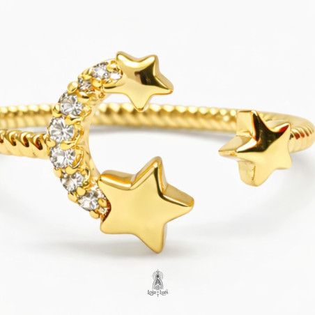 Anel Lua e Estrelas
