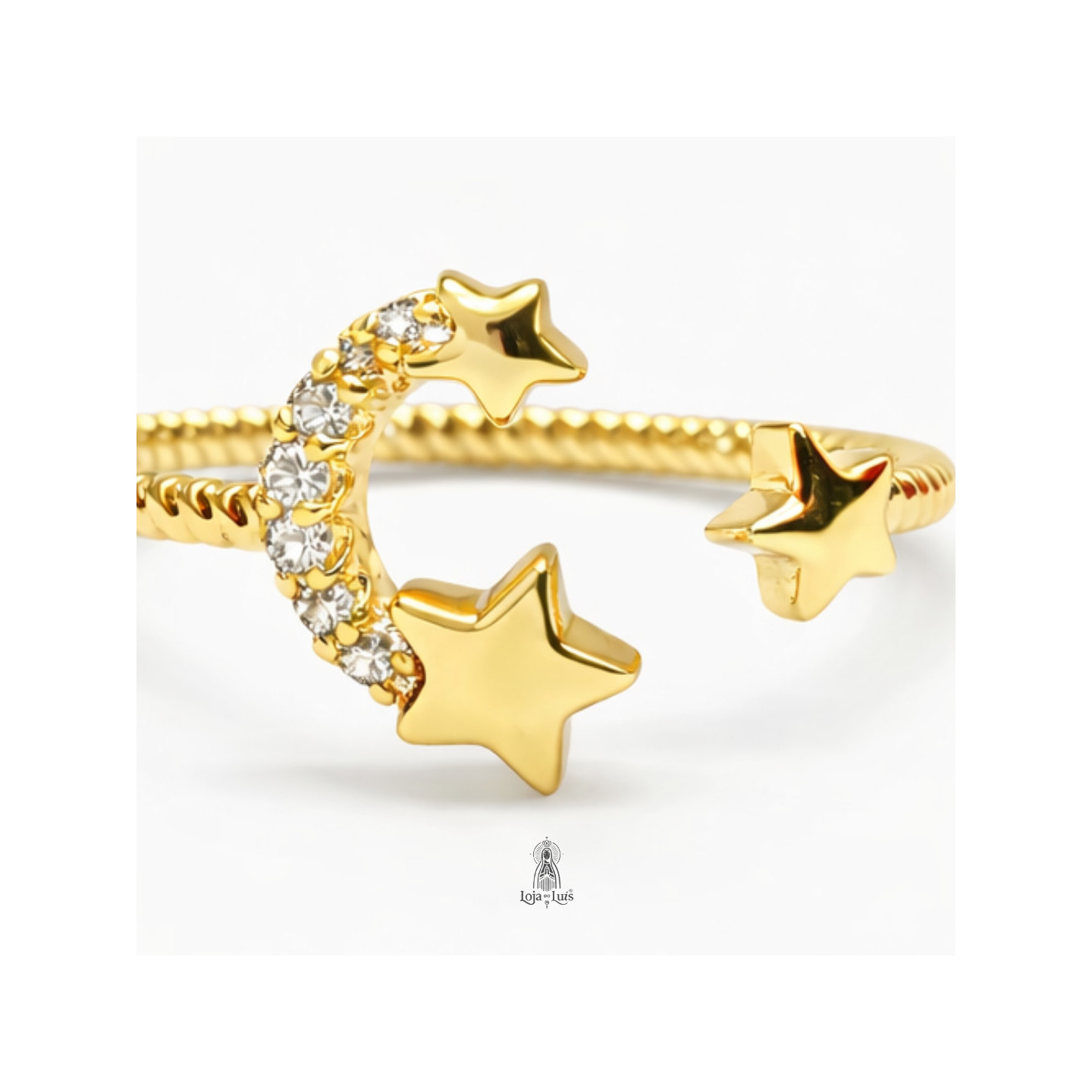 Anel Lua e Estrelas