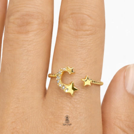 Anel Lua e Estrelas