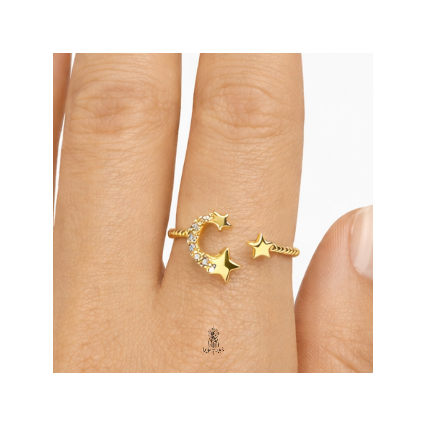 Anel Lua e Estrelas
