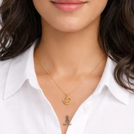 Pingente Árvore da Vida Coração