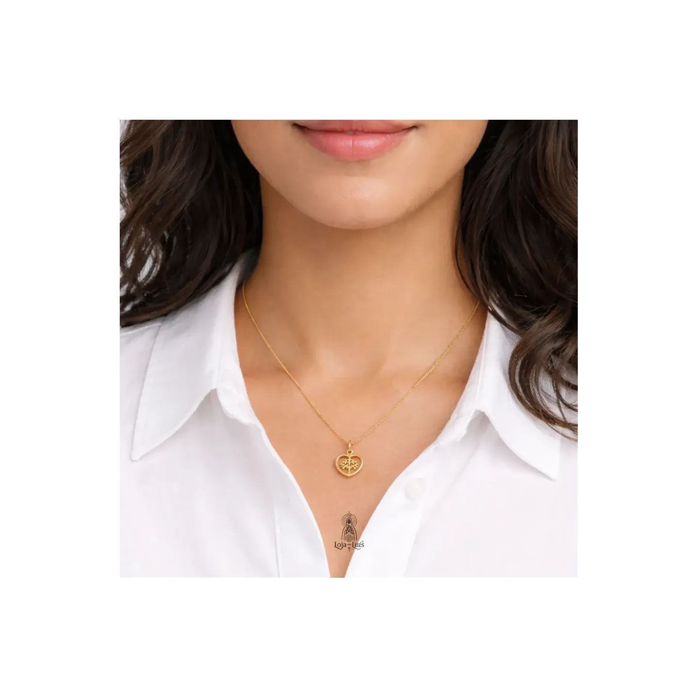 Pingente Árvore da Vida Coração