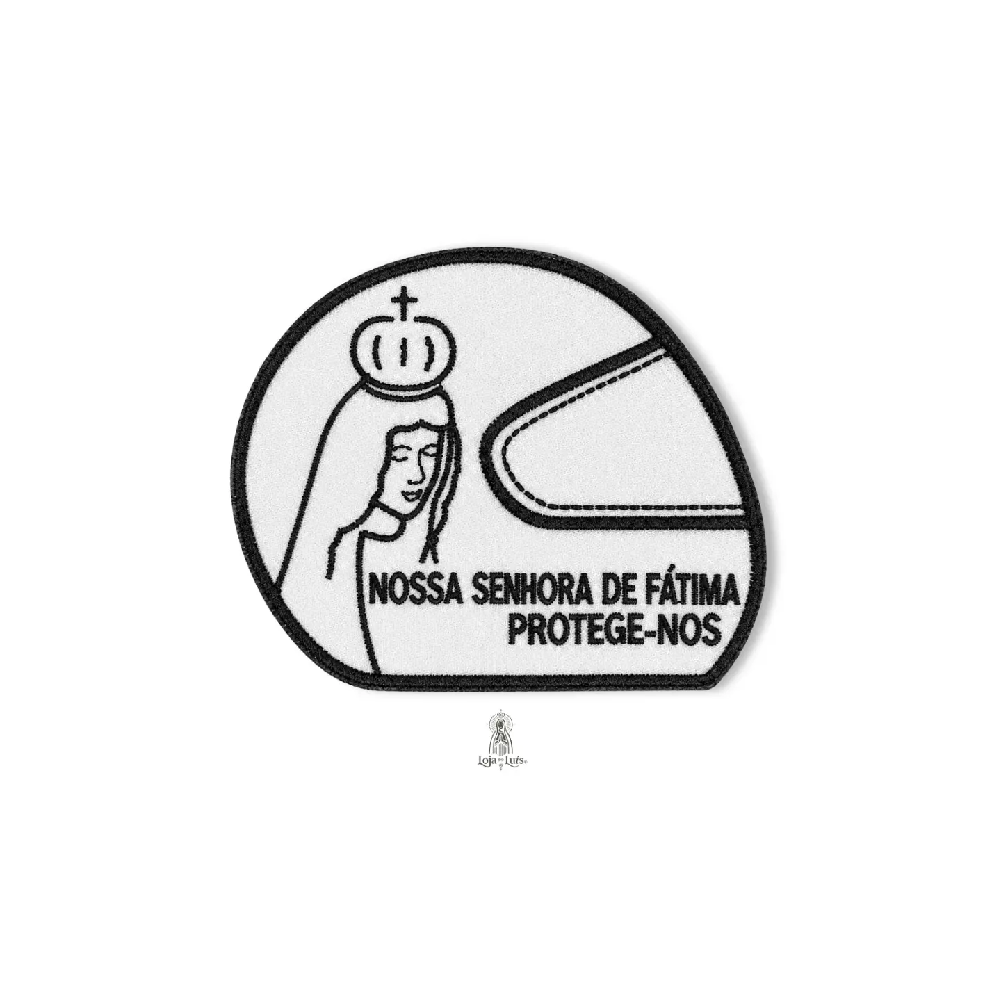 Emblema Capacete - Branco