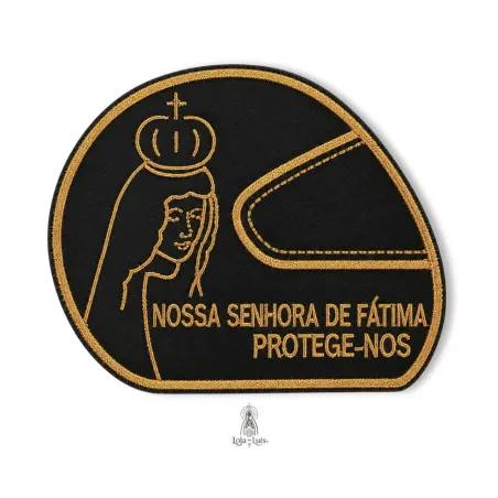 Emblema Capacete - Dourado