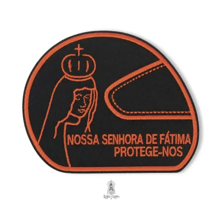 Emblema Capacete - Laranja