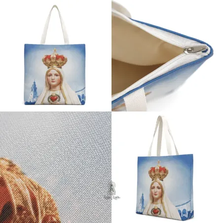 Bolsa Tote Rosto de Fátima
