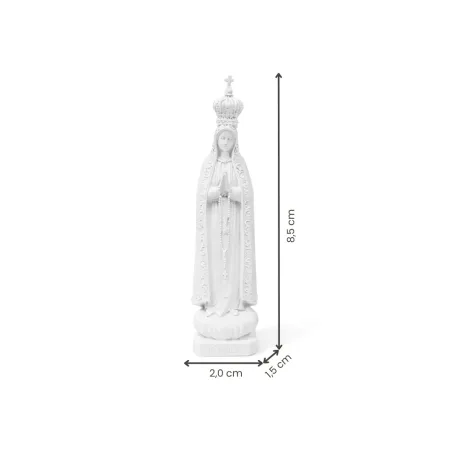 Fátima, 8,5 cm - Branca