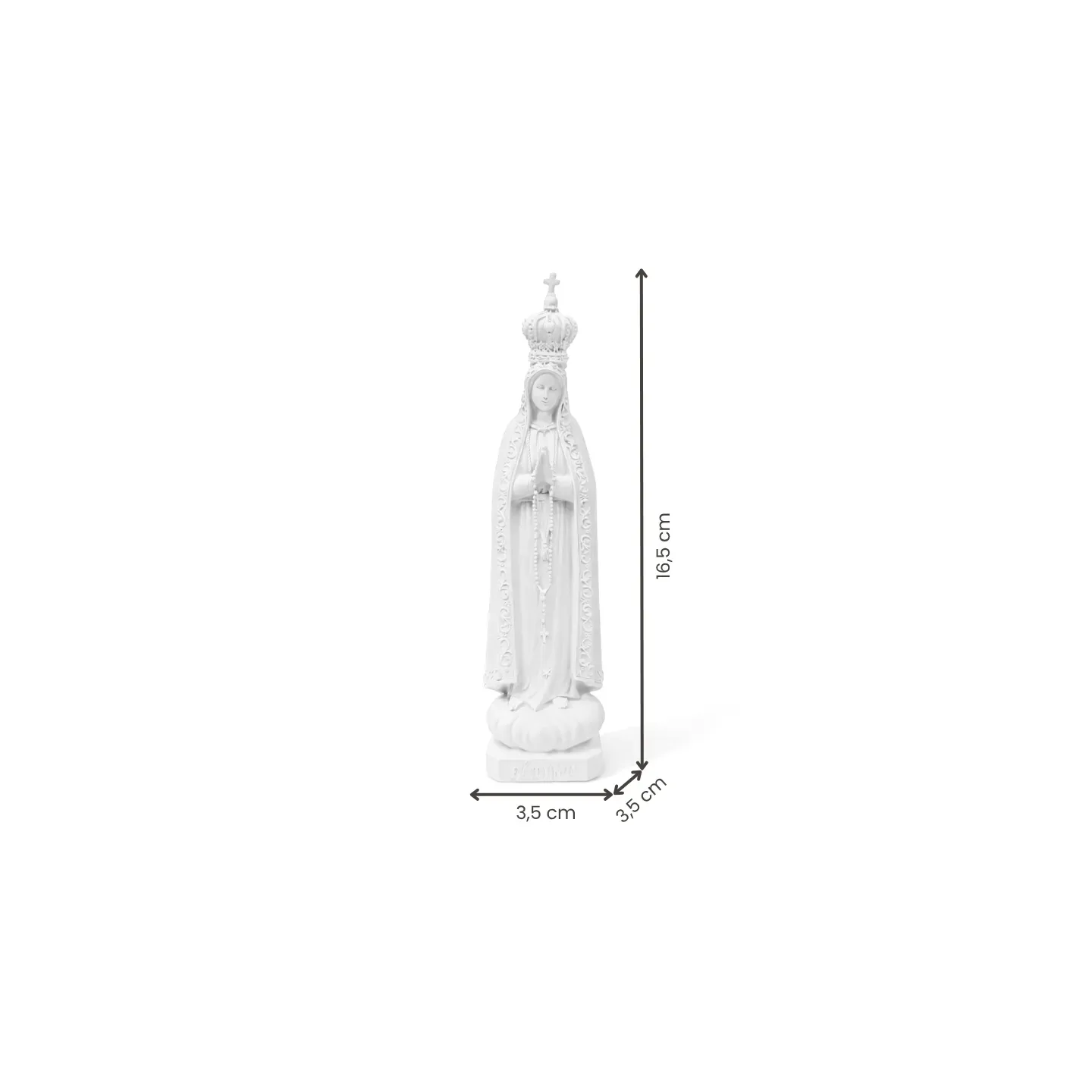 Fátima, 16,5 cm - Branca