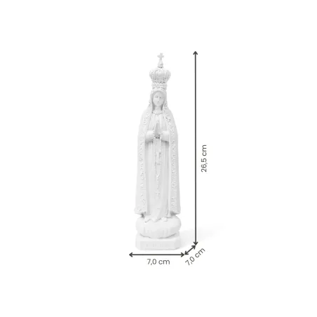 Fátima, 27,5 cm - Branca