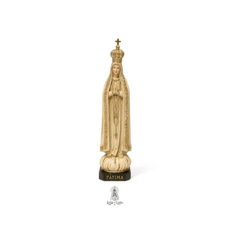 Fátima, 24,5 cm - Bege com Dourado