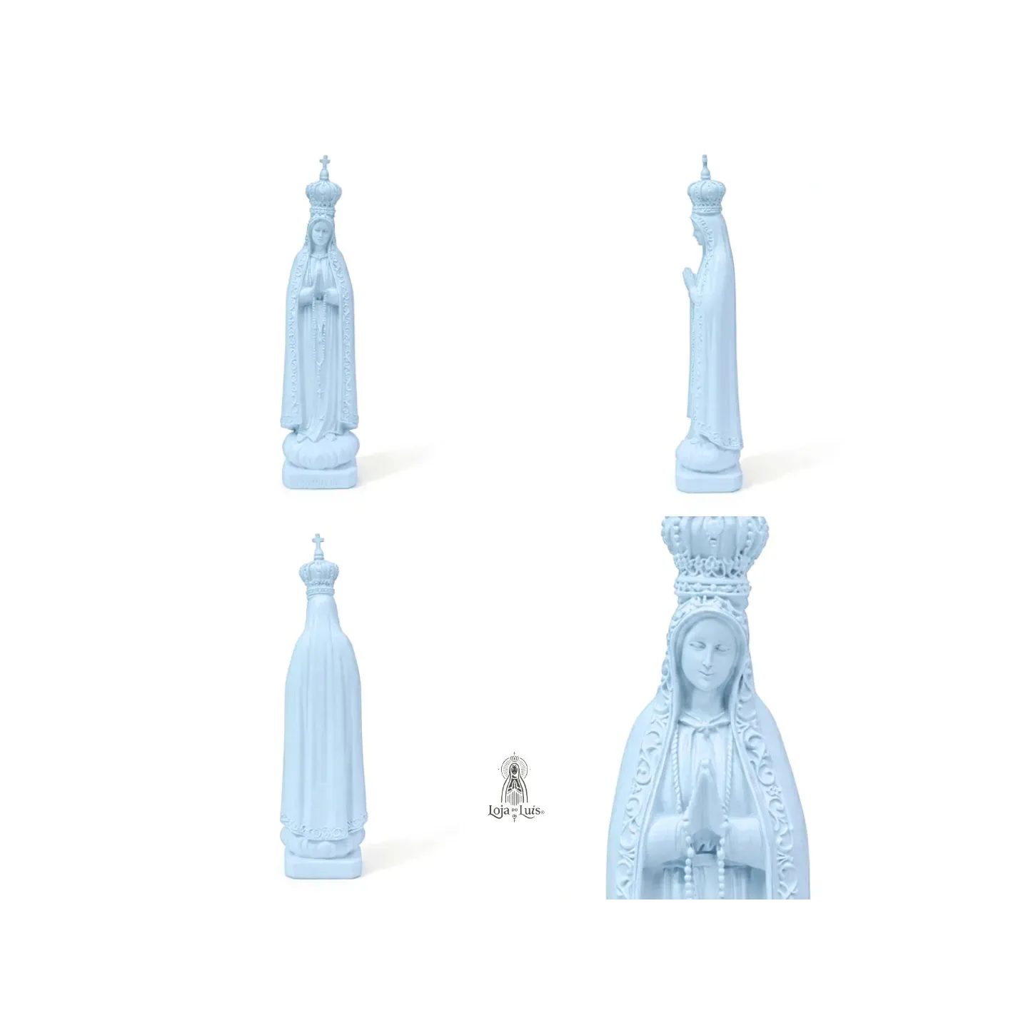Fátima, 8,5 cm - Azul