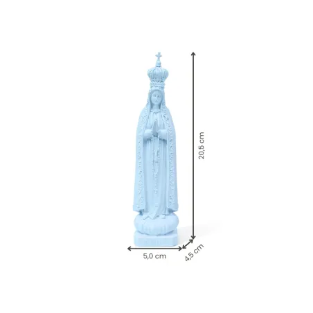 Fátima, 20,5 cm - Azul
