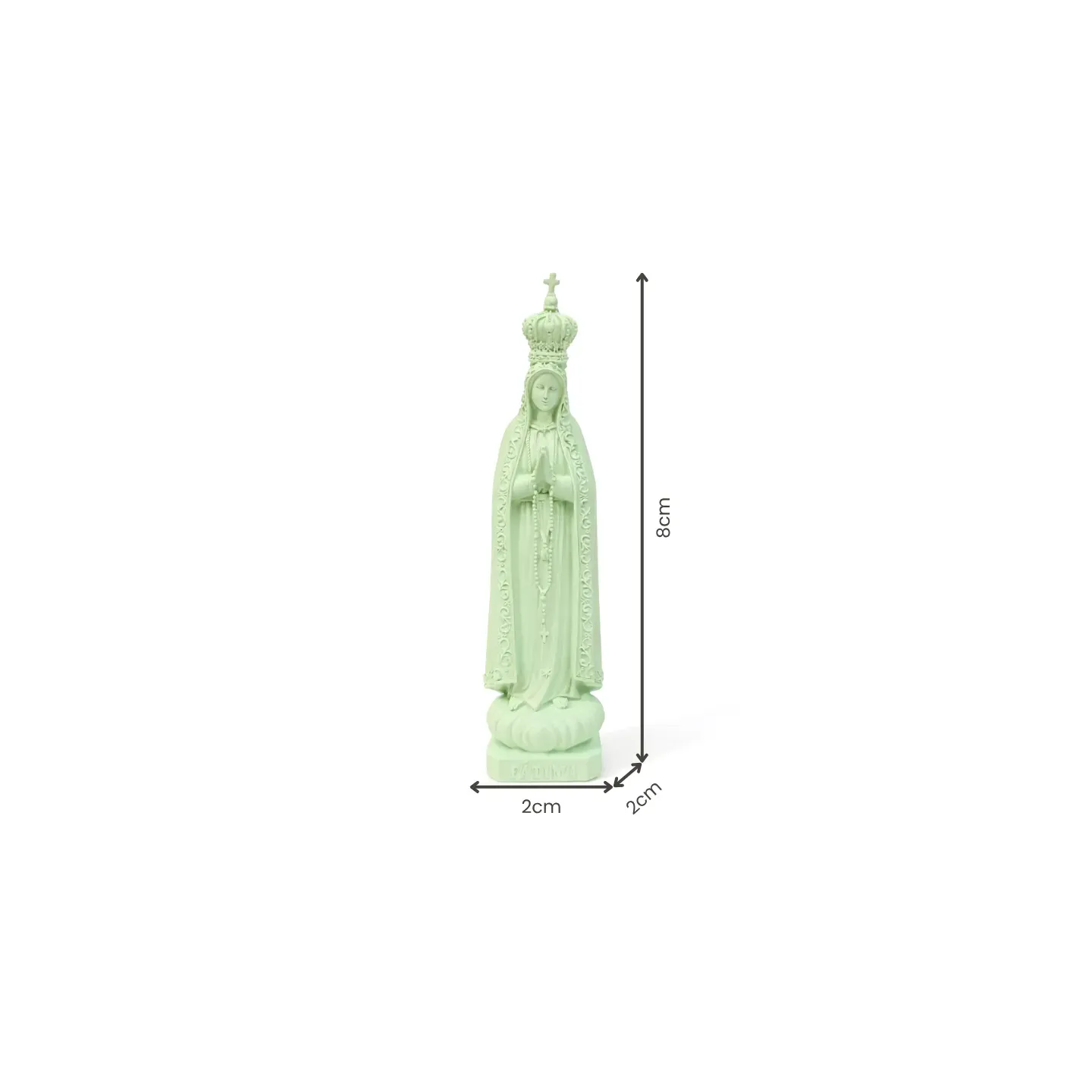 Fátima, 8,5 cm - Verde