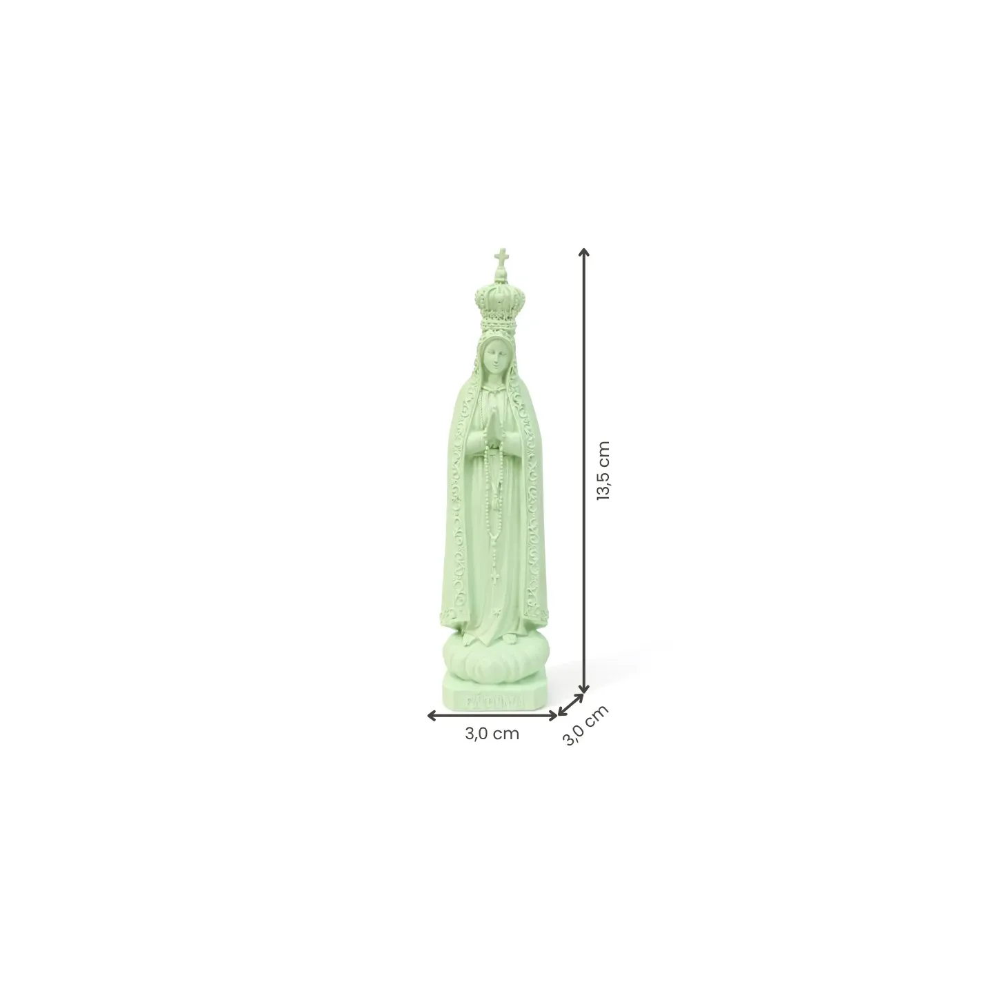 Fátima, 13,5 cm - Verde