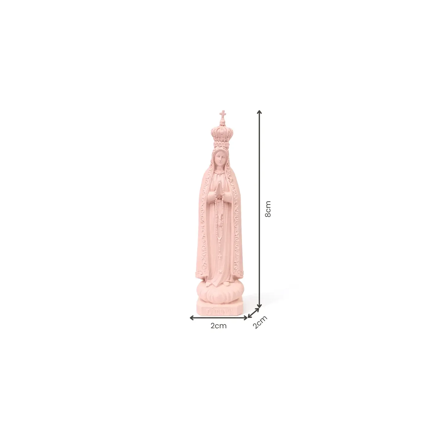 Fátima, 8,5 cm - Rosa