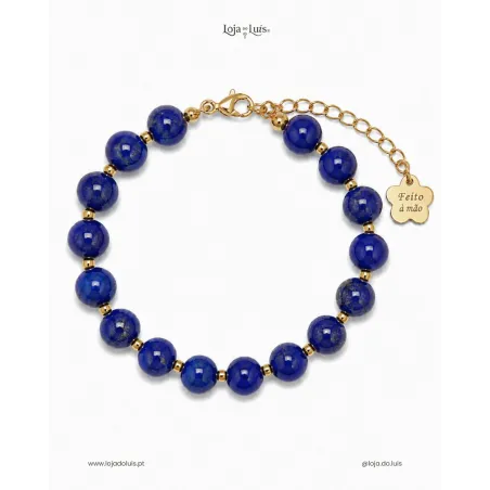 Pulseira Equilíbrio, 8mm - Lápis Lazúli