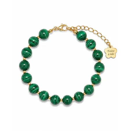 Pulseira Equilíbrio, 8mm - Malaquite