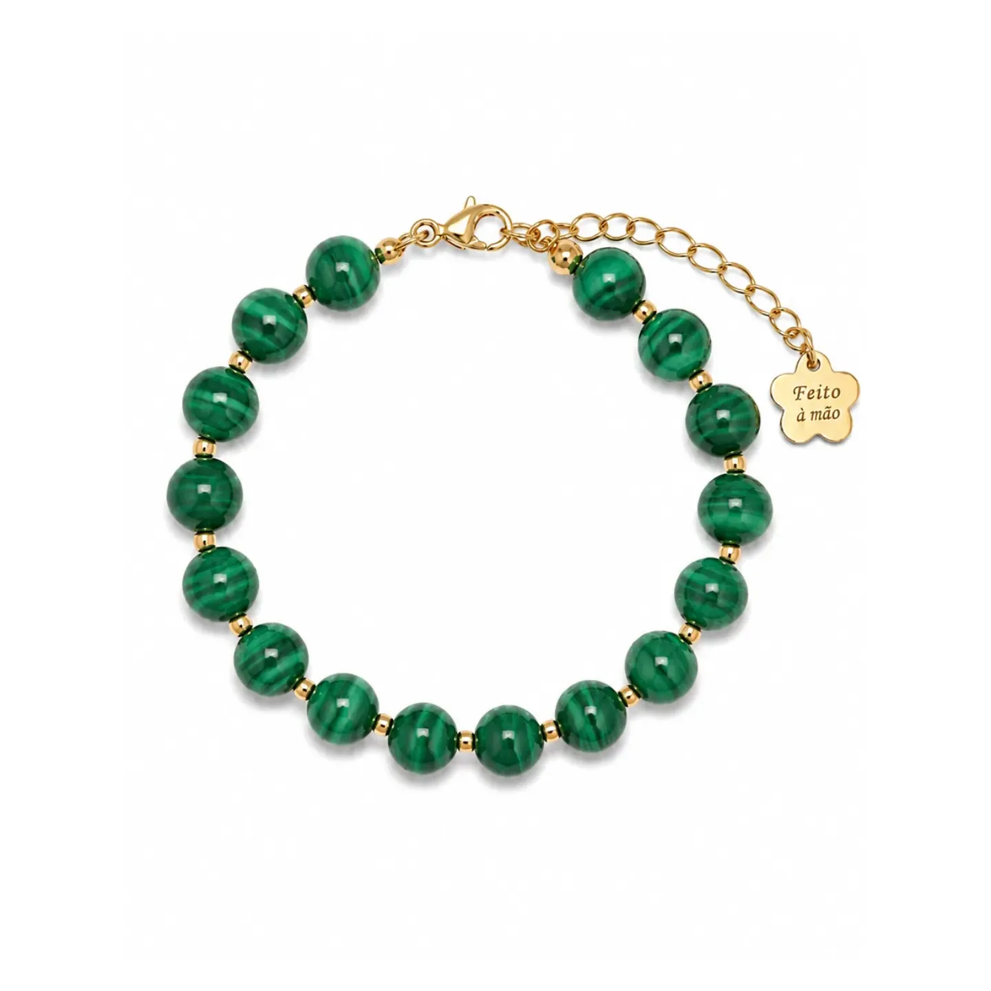 Pulseira Equilíbrio, 8mm - Malaquite