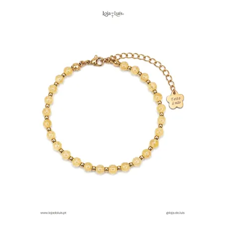 Pulseira Equilíbrio, 4mm - Citrino