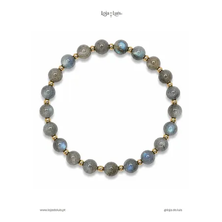 Pulseira Equilíbrio, 6mm - Labradorite