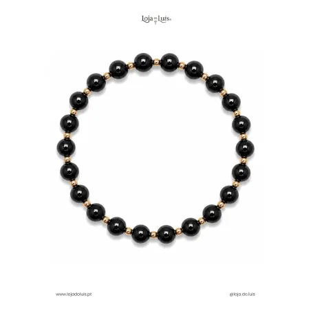 Pulseira Equilíbrio, 6mm - Ónix Preto