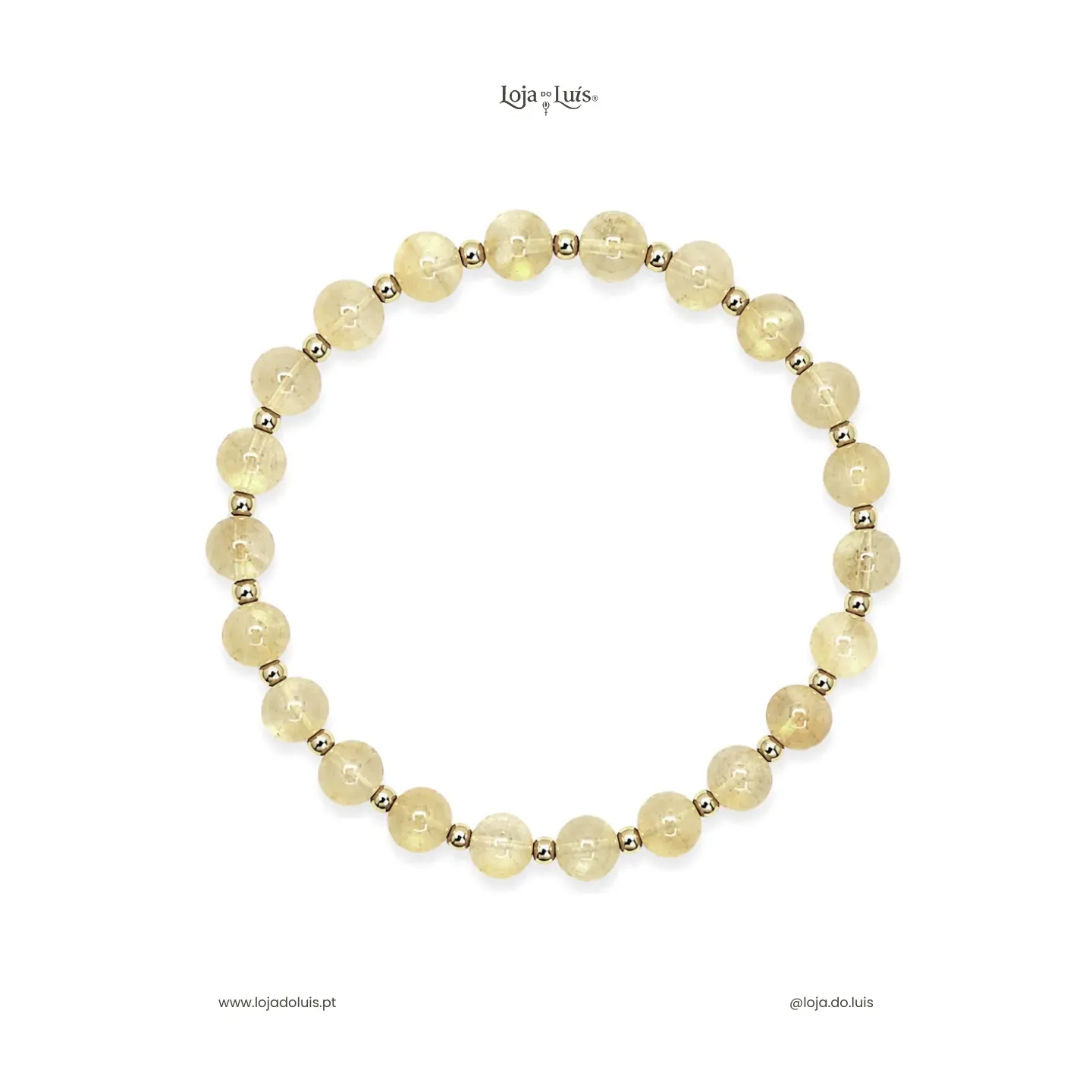 Pulseira Equilíbrio, 6mm - Citrino