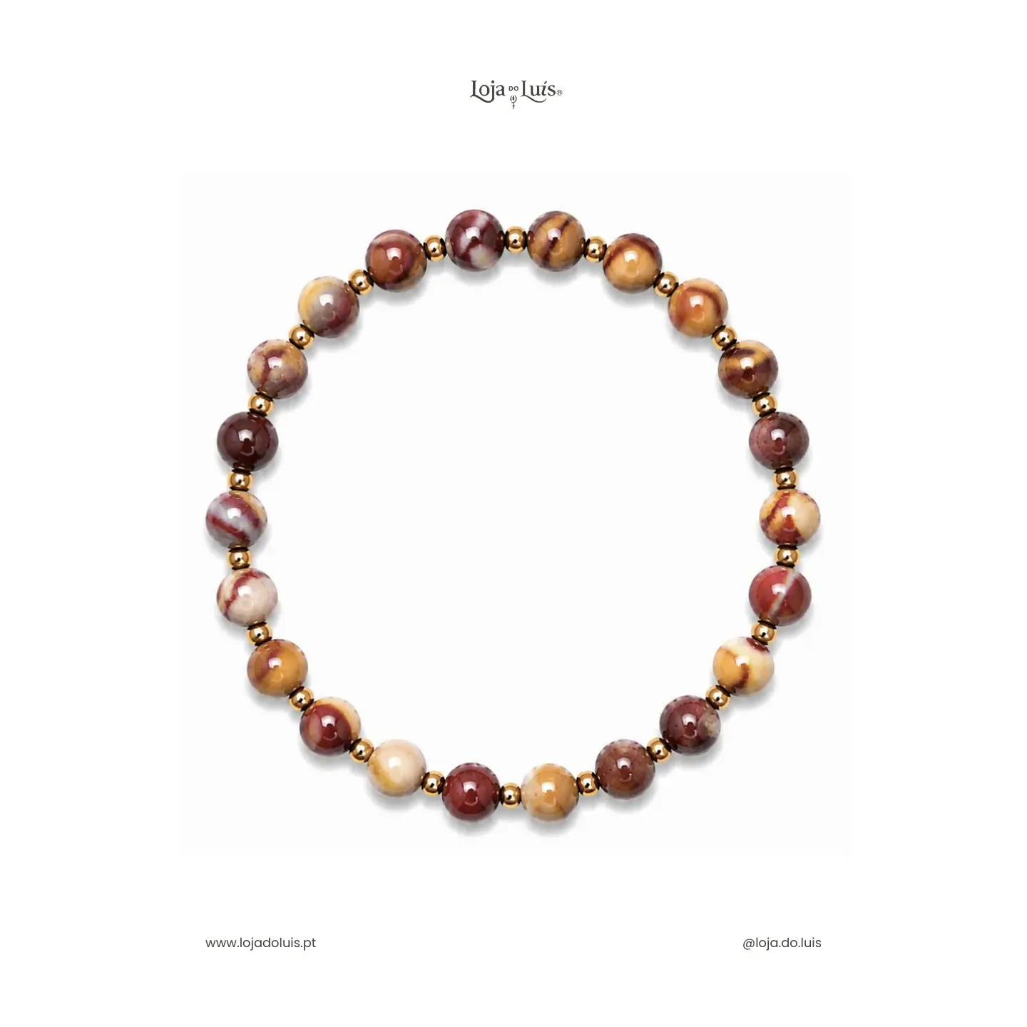 Pulseira Equilíbrio, 6mm - Mookaite