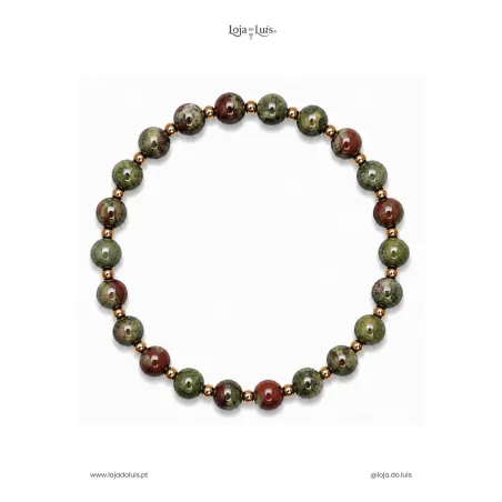 Pulseira Equilíbrio, 6mm - Sangue de Dragão