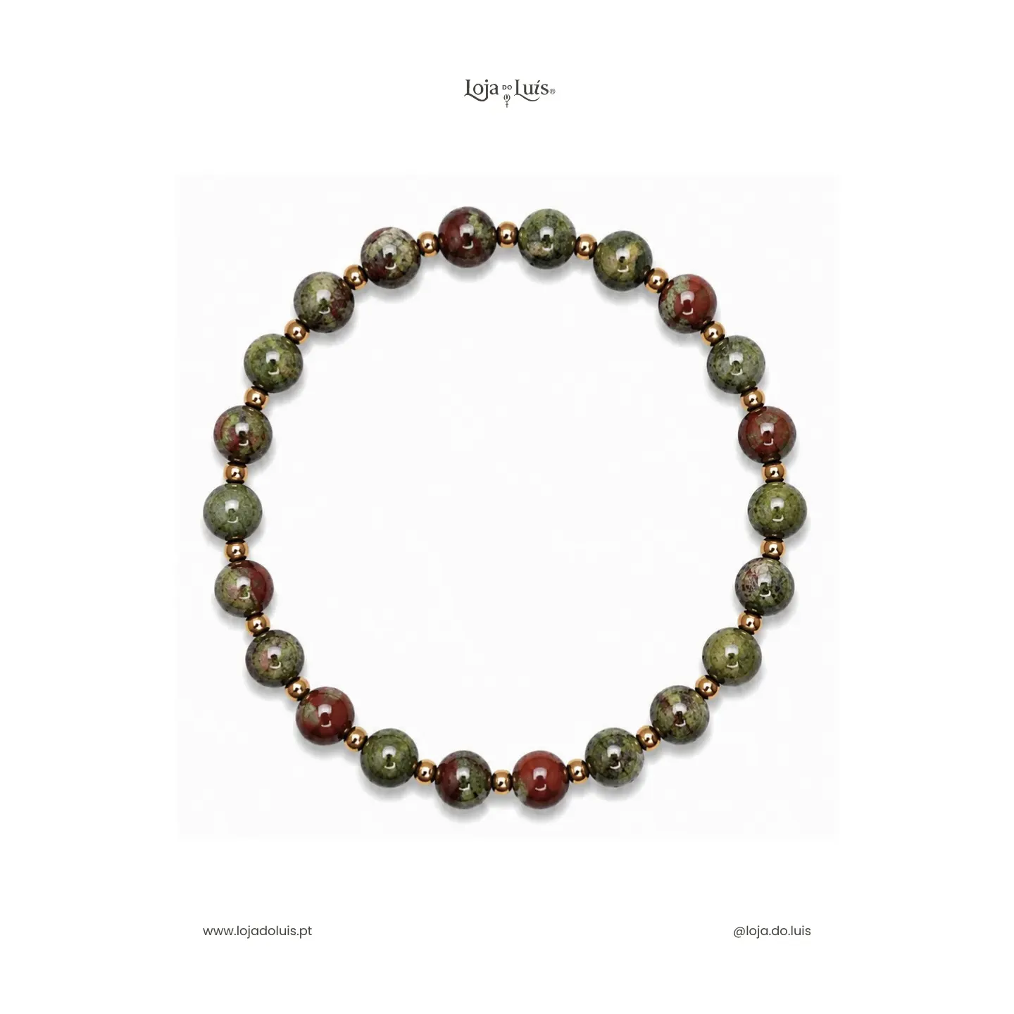 Pulseira Equilíbrio, 6mm - Sangue de Dragão