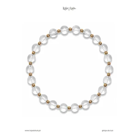 Pulseira Equilíbrio, 6mm - Quartzo Cristal