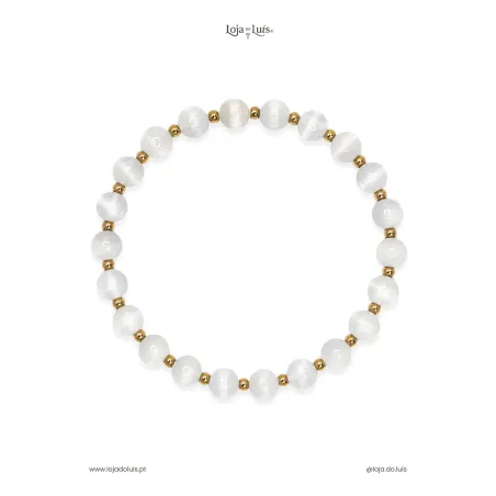 Pulseira Equilíbrio, 6mm - Selenite