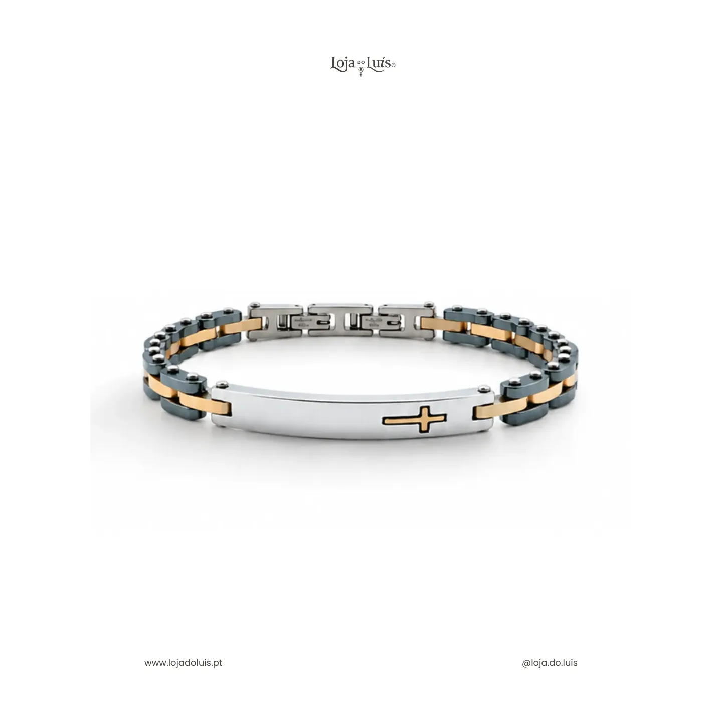 Pulseira Cruz Latina Deitada
