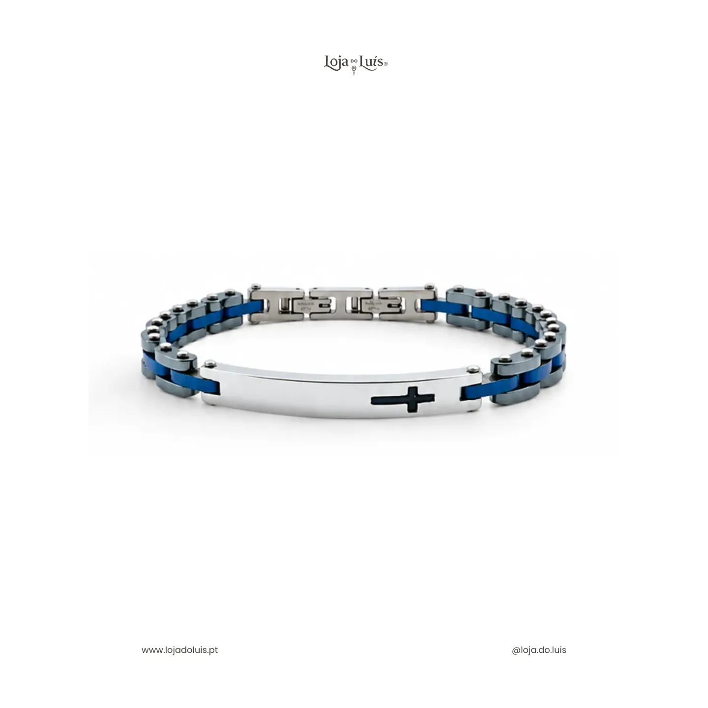 Pulseira Cruz Latina Deitada