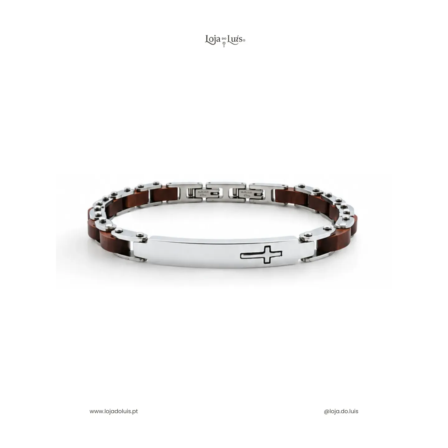 Pulseira Cruz Latina Deitada
