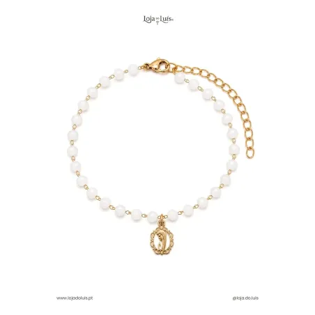 Pulseira Maria, 4mm - Branco