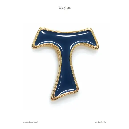 Pin Cruz Tau - Azul
