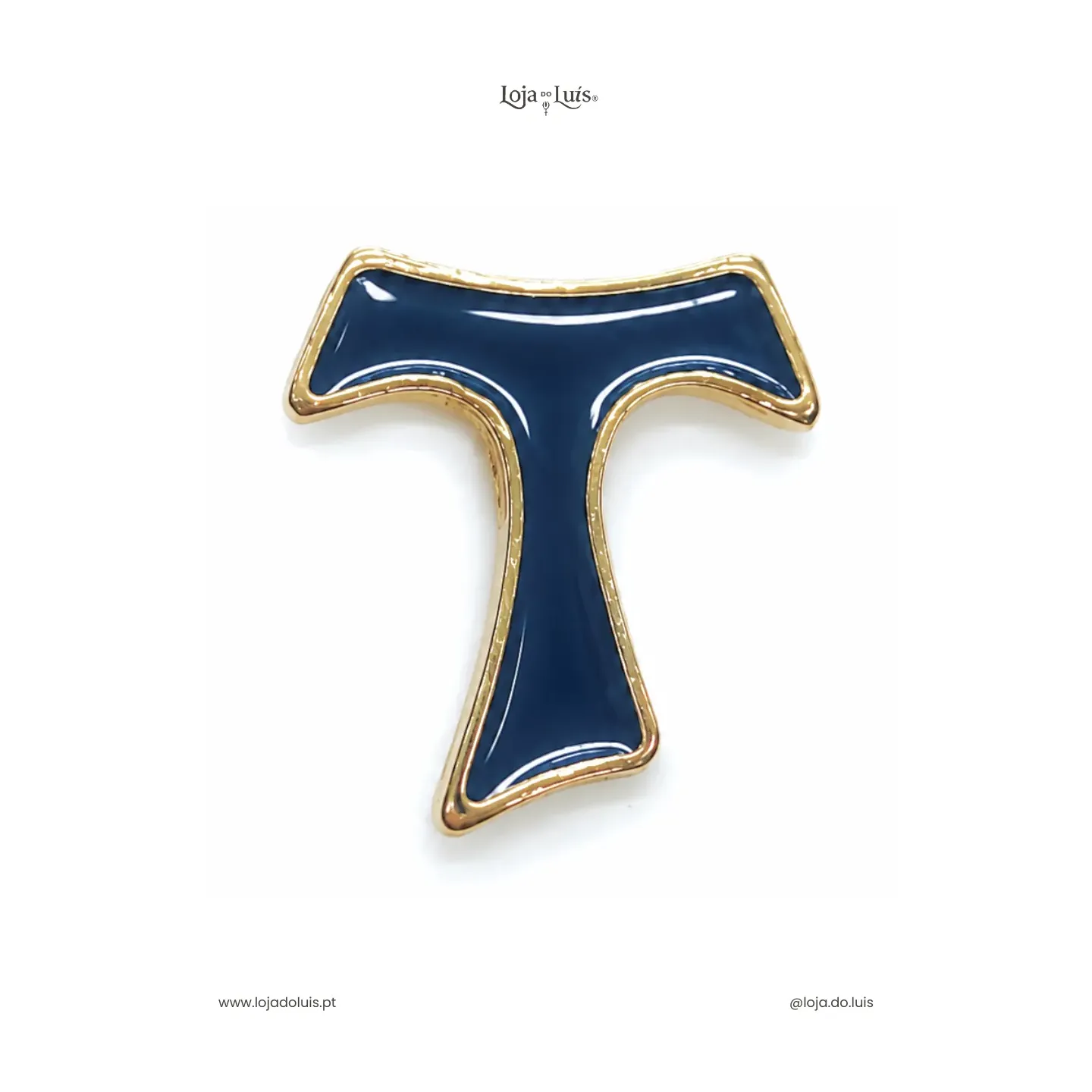 Pin Cruz Tau - Azul