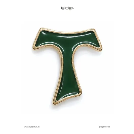 Pin Cruz Tau - Verde