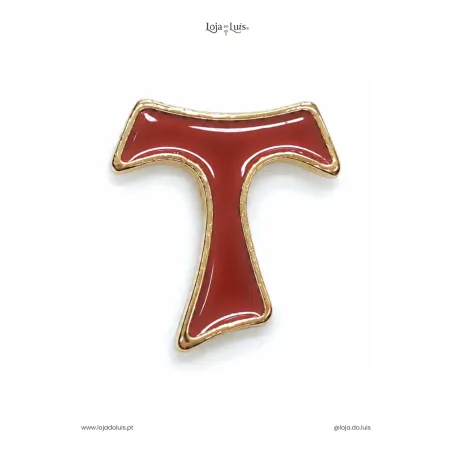 Pin Cruz Tau - Vermelho