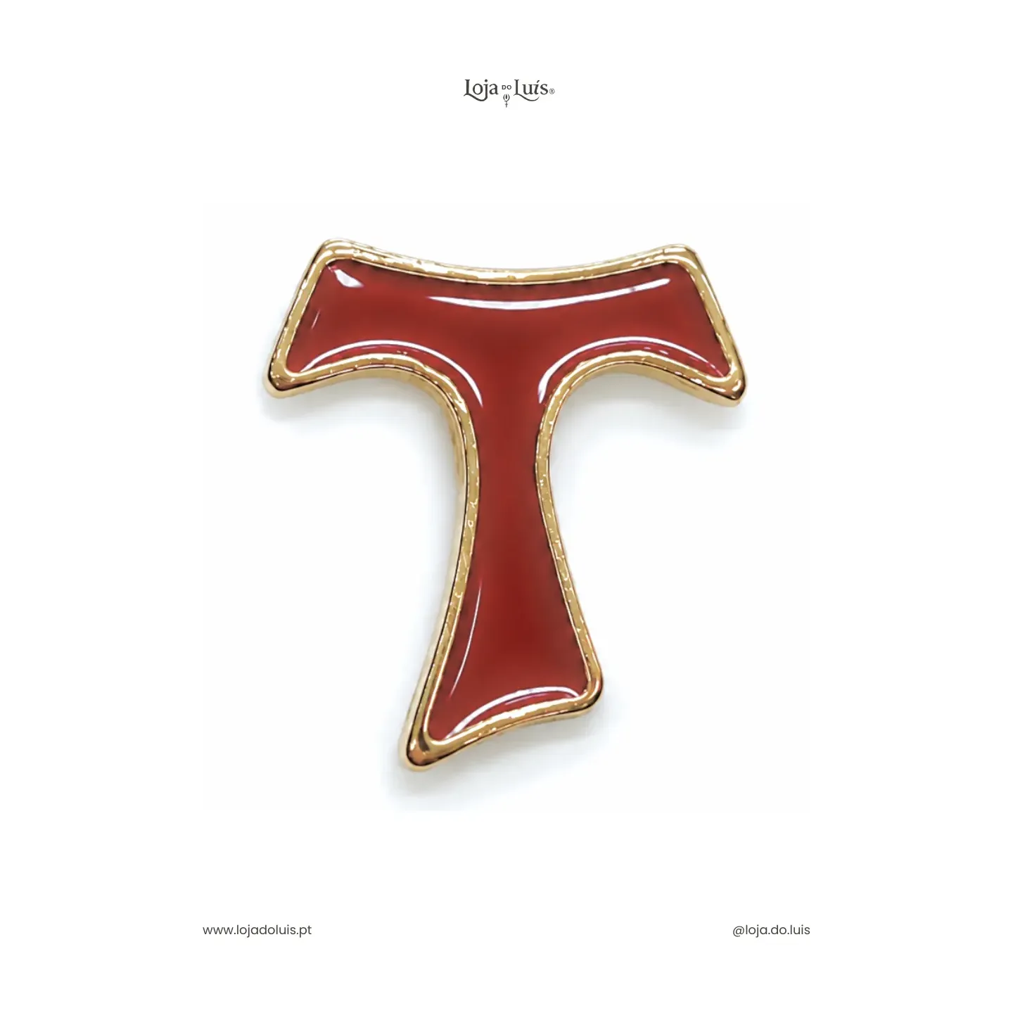 Pin Cruz Tau - Vermelho
