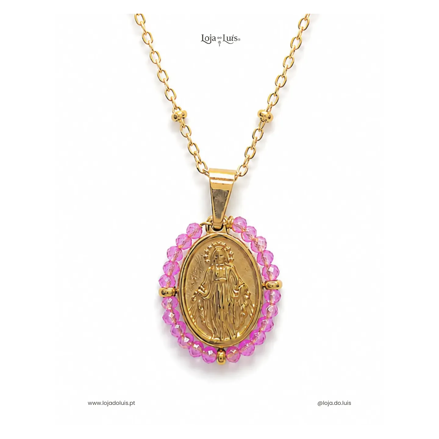 Colar Milagrosa - Pink