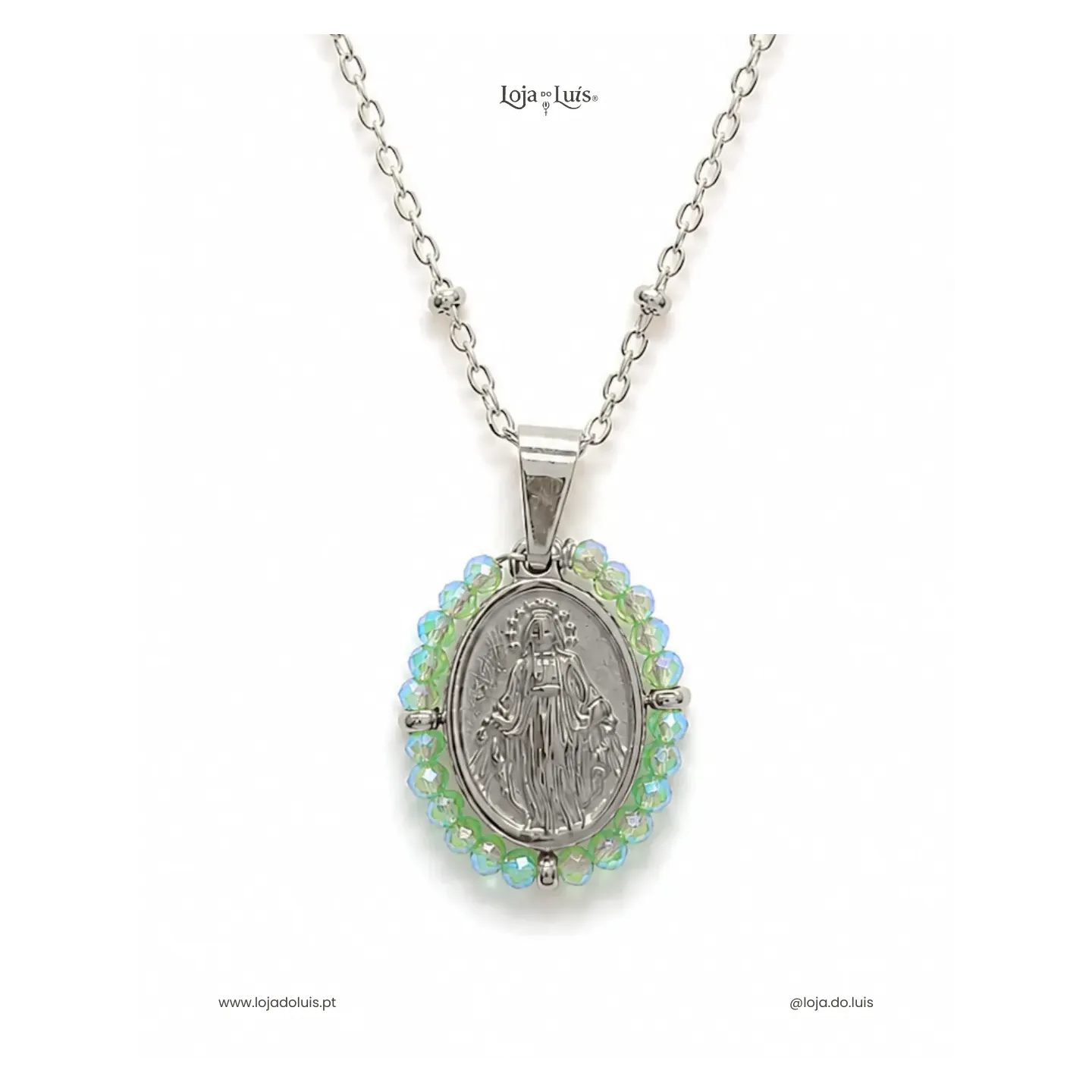 Colar Milagrosa - Verde Menta