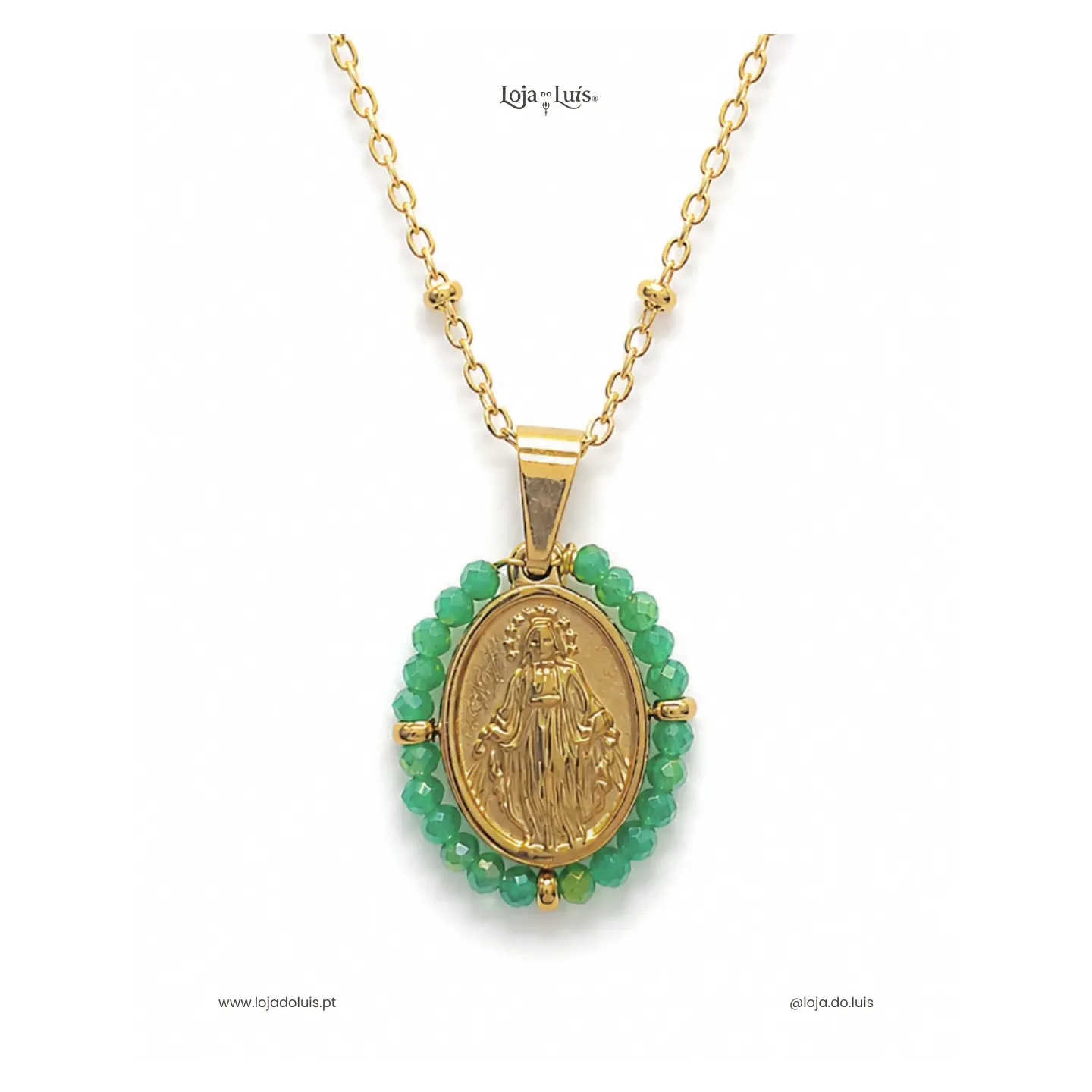 Colar Milagrosa - Verde